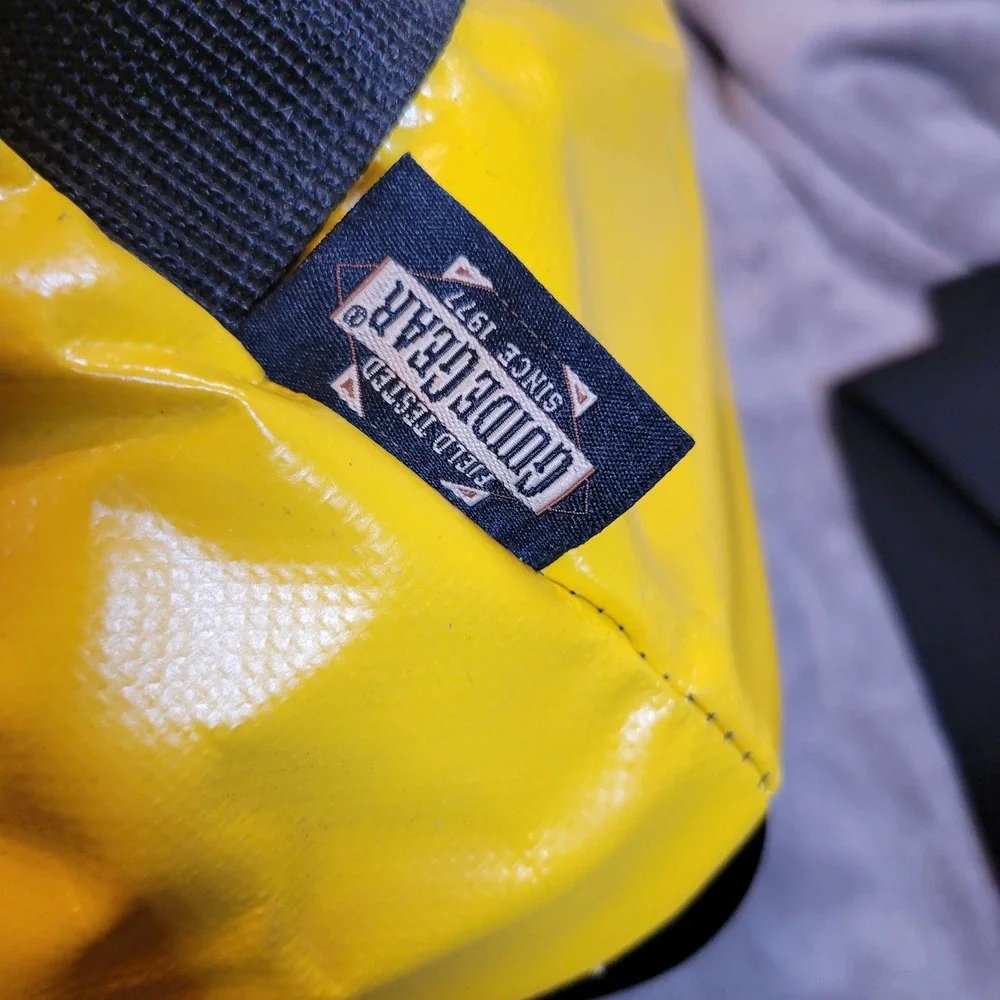Guide Gear Waterproof Duffel Bag Dry Large Yellow Molded Base Heavy Duty